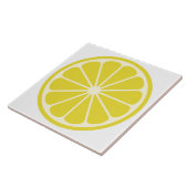 Lemon Fruit Slice Tegeltje (Zijkant)