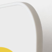 Lemon Fruit Slice Yellow Pickleball Paddle (Links Detail)