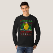 Lemon Fruit Xmas Tree Ugly Santa Lemon Kerstmis T-shirt (Voorkant volledig)
