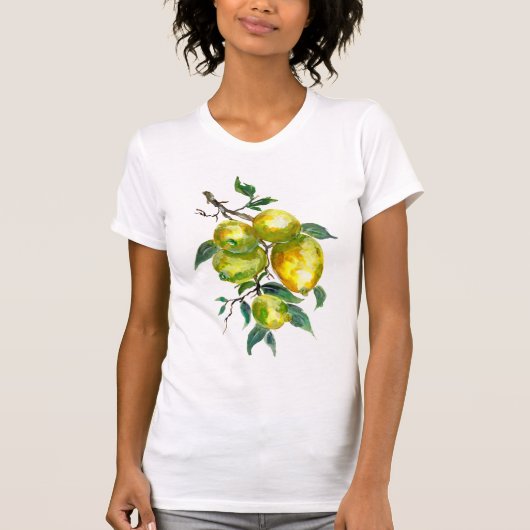 Lemon Fruits on Branch T-shirt (Voorkant)