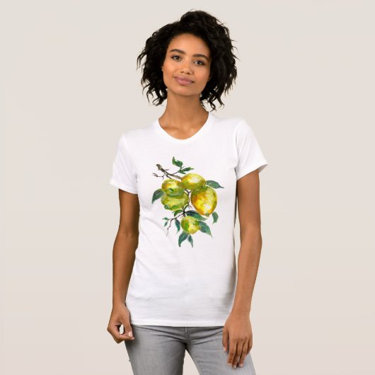 Lemon Fruits on Branch T-shirt (Voorkant volledig)