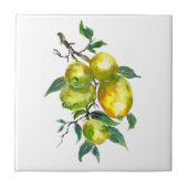 Lemon Fruits Tree Tegeltje (Voorkant)
