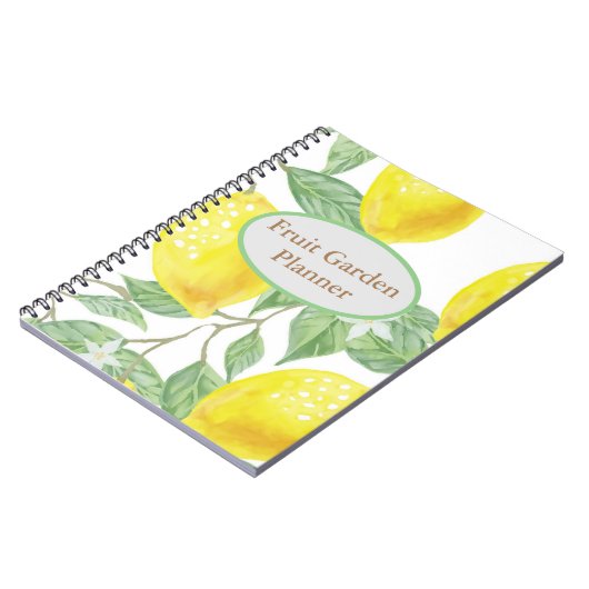 Lemon Gardening Journal Notitieboek (Linkerzijde)
