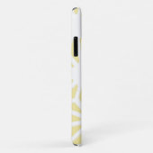 Lemon geel geometrisch patroon Case-Mate iPhone case (Achterkant/rechts)