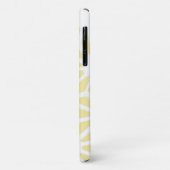 Lemon geel geometrisch patroon Case-Mate iPhone case (Achterkant/links)