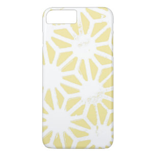 Lemon geel geometrisch patroon 	iPhone 8/7 plus hoesje