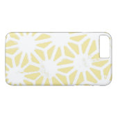 Lemon geel geometrisch patroon Case-Mate iPhone case (Achterkant (Horizontaal))