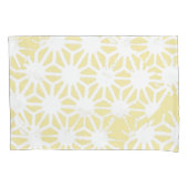 Lemon geel geometrisch patroon kussensloop (Voorkant)