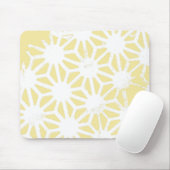 Lemon geel geometrisch patroon muismat (Met muis)