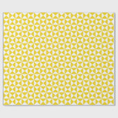 Lemon Gellow Modern Pattern Wrapping Paper Cadeaupapier (Vlak)