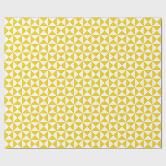 Lemon Gellow Modern Pattern Wrapping Paper Cadeaupapier (Vlak)