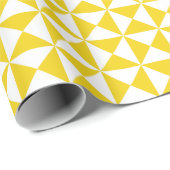 Lemon Gellow Modern Pattern Wrapping Paper Cadeaupapier (Rol Hoek)