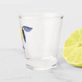 Lemon gepersonaliseerde aangepaste naam shot glas (Rechts)