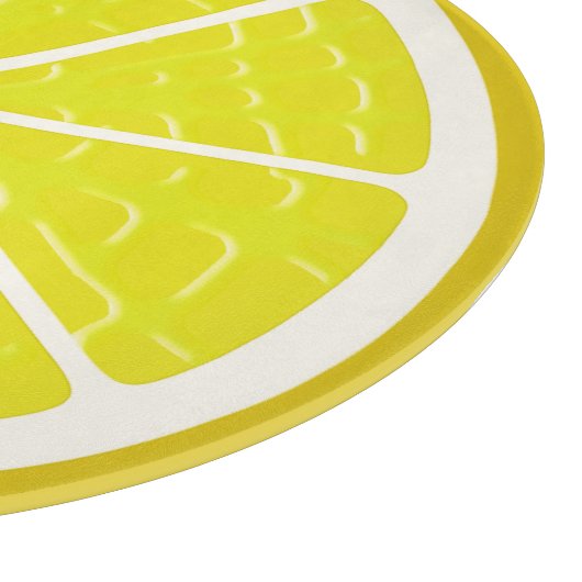 Lemon gestileerde vruchtenplak snijplank (Hoek)