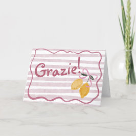 Lemon Girl Baby shower Bedankt