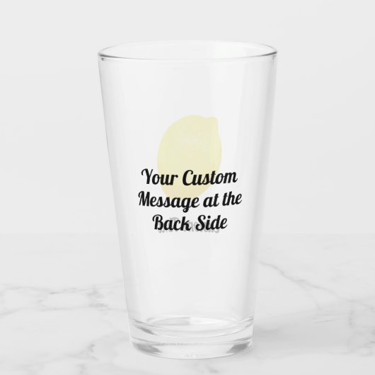 Lemon Glas (Achterkant)