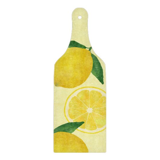 Lemon Glass Cutting Board Paddle Snijplank (Voorkant)