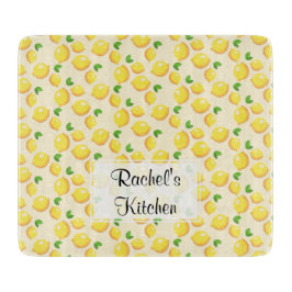 Lemon Glass Cutting Board -  Snijplank