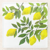 Lemon Glazen Onderzetter (Voorkant)