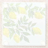 Lemon Glazen Onderzetter (Achterkant)
