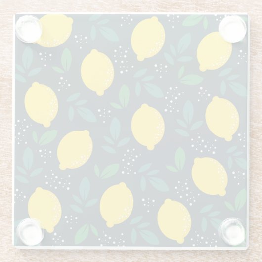 Lemon Glazen Onderzetter (Achterkant)