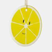 Lemon glimlachen | Versiering Keramisch Ornament (Rechts)