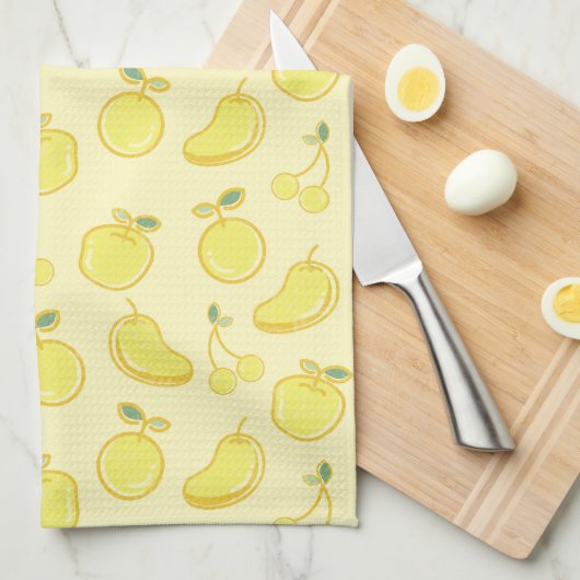 LEMON GOODNESS THEEDOEK (Quarter Fold)