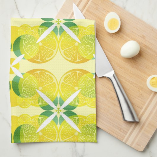 LEMON GOODNESS THEEDOEK (Quarter Fold)