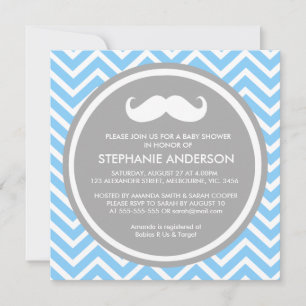 Lemon goudkleurige chevron snuffeldouche kaart