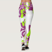 Lemon Green Leggings (Achterkant)
