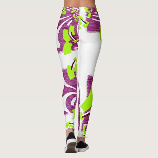Lemon Green Leggings (Achterkant)
