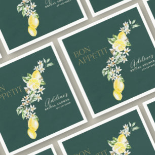 Lemon Green Main Squeeze Bruiloftsfeest Servet