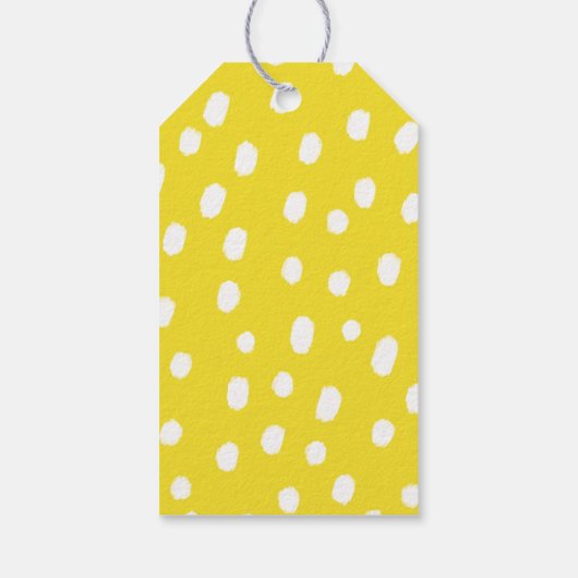 Lemon Greenery Baby shower Dank u Cadeaulabel (Achterkant)