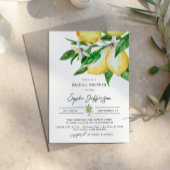 Lemon Greenery Bridal Shower Kaart