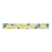 Lemon Greenery Gift Wrapping Ribbon Satijnen Lint (Voorkant)