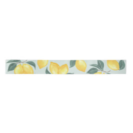 Lemon Greenery Gift Wrapping Ribbon Satijnen Lint