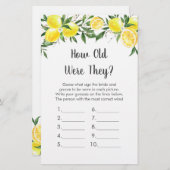 Lemon Greenery Gold hoe oud ze waren. (Voorkant / Achterkant)