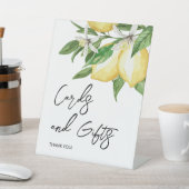 Lemon Greenery Kaarten & Gifts Sign Reclamebord Met Voetstuk (Insitu)