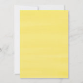 Lemon Greenery Wreath Rustic Chalkboard Afstuderen Kaart (Achterkant)