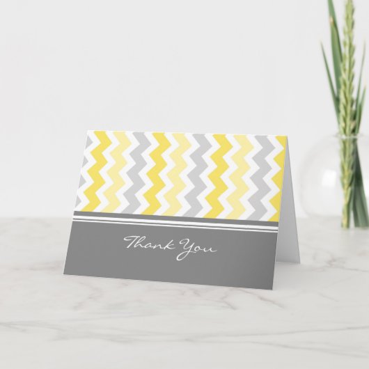 Lemon Grey Baby shower Hostess Bedankt (Voorkant)