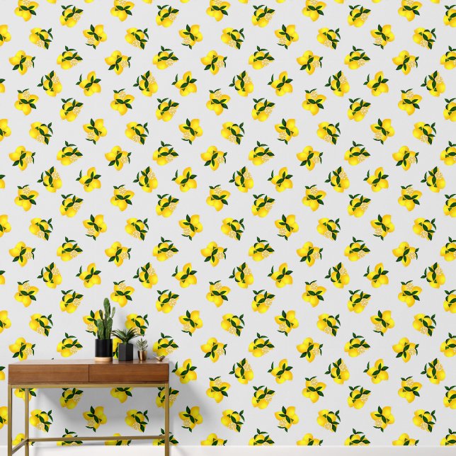 Lemon Grey Behang (Hal)