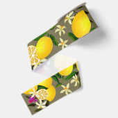 Lemon Grey Grosgrain Lint (Achterkant)
