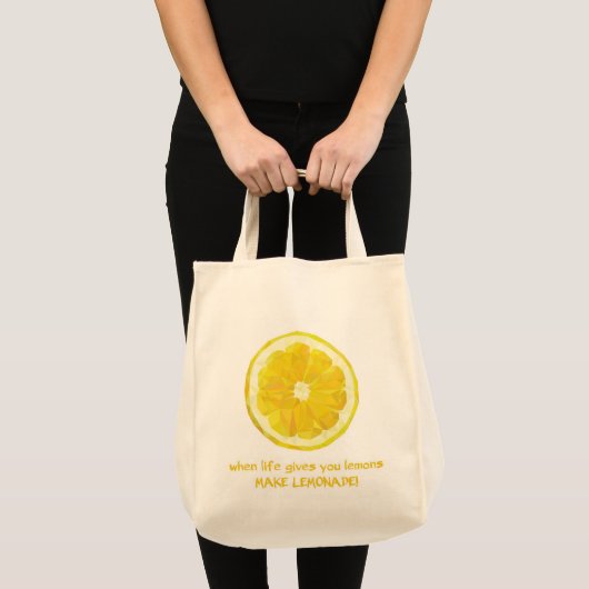 Lemon Grocery Bag Tote Bag (Voorkant (product))