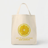 Lemon Grocery Bag Tote Bag (Voorkant)