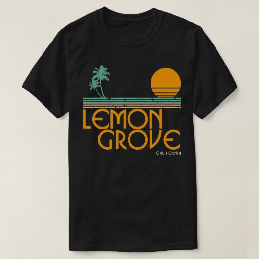 Lemon Grove California T-shirt (Design voorkant)