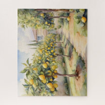 Lemon Grove Elegantie in Waterverf