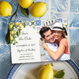 Lemon Grove Foto Italiaanse Landschap Trouwdag Save The Date
