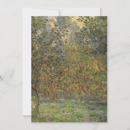 Lemon Grove in Bordighera door Claude Monet (Voorkant)