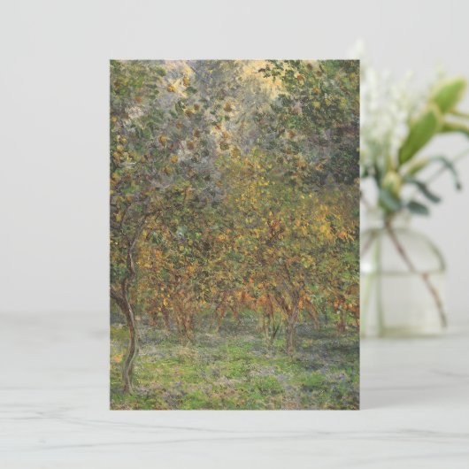 Lemon Grove in Bordighera door Claude Monet (Staand voorkant)