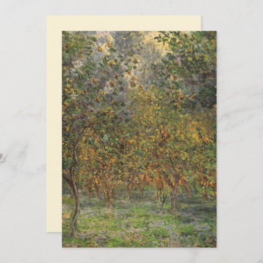 Lemon Grove in Bordighera door Claude Monet (Voorkant / Achterkant)